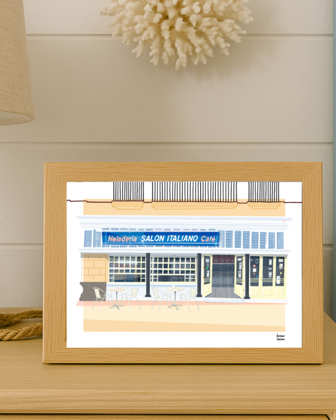Lámina Heladería Los Italianos - Cádiz