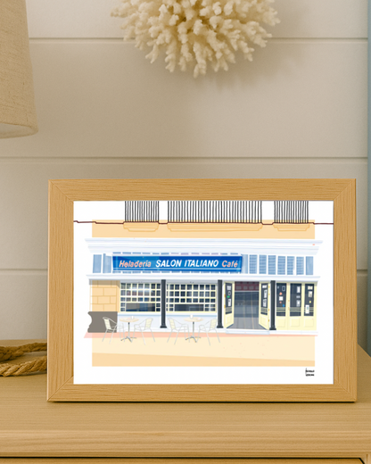 Lámina Heladería Los Italianos - Cádiz