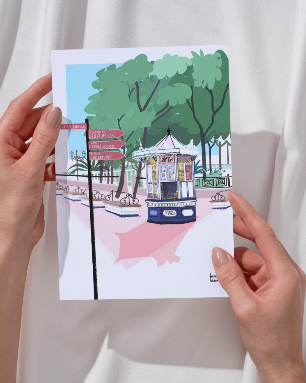 Lámina Kiosco - Cádiz