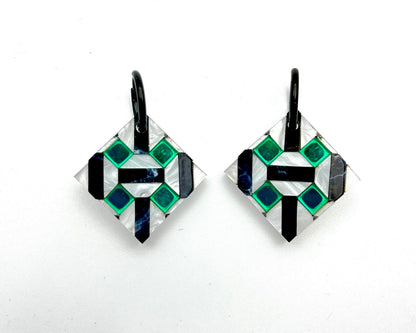 Pendientes azulejos Reales Alcázares de Sevilla