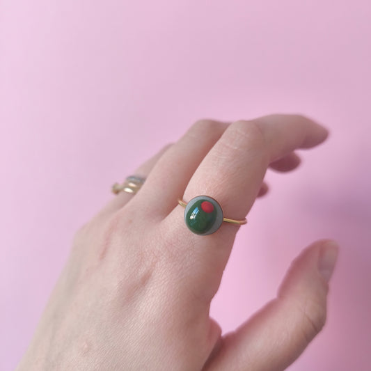 Anillo de aceituna rellena
