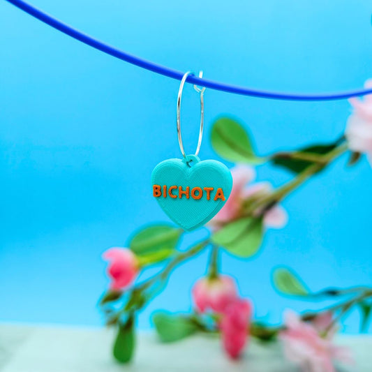 Pendiente Bichota Corazón