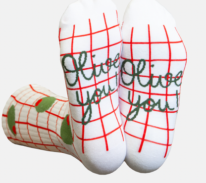 Calcetines de aceitunas