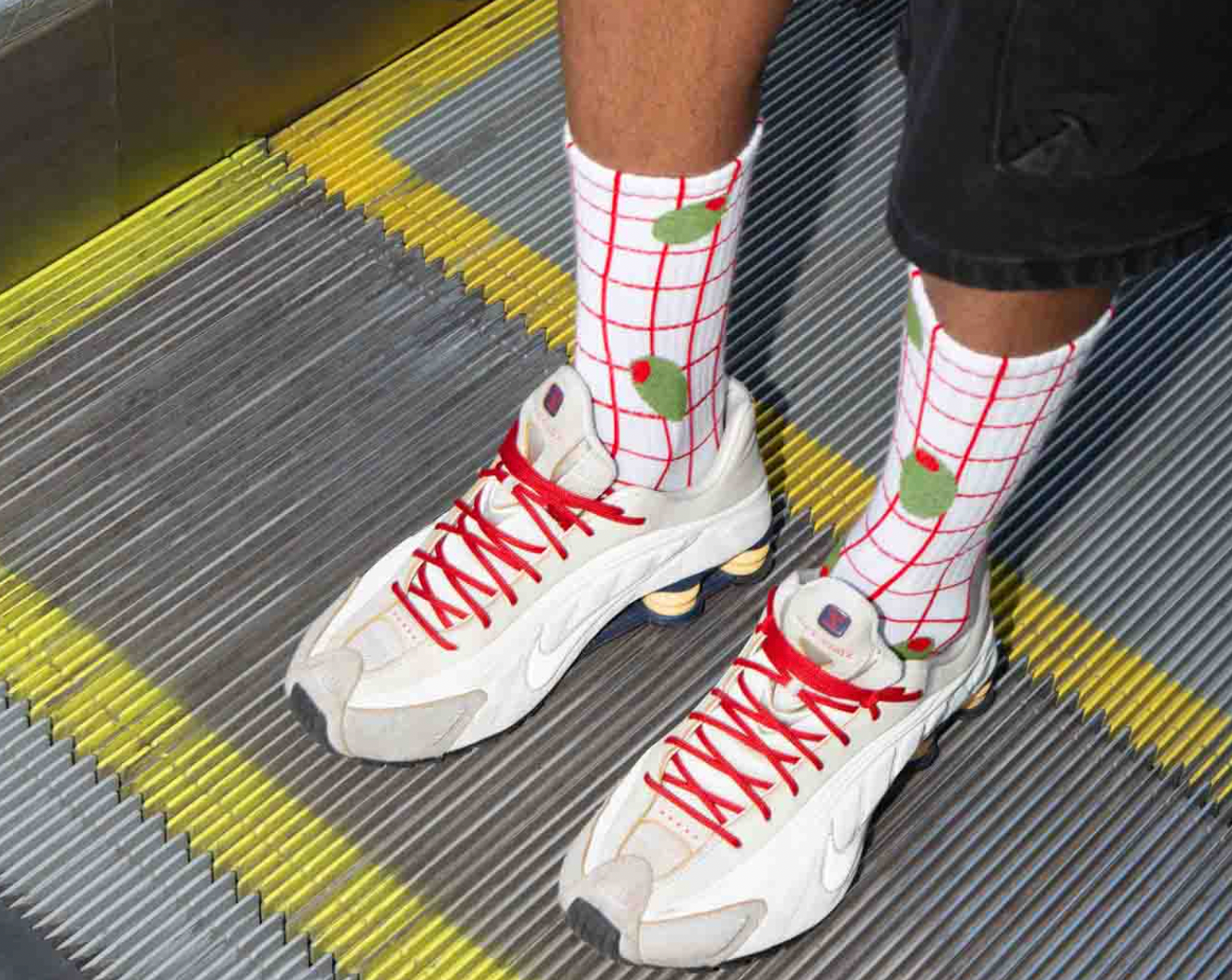 Calcetines de aceitunas