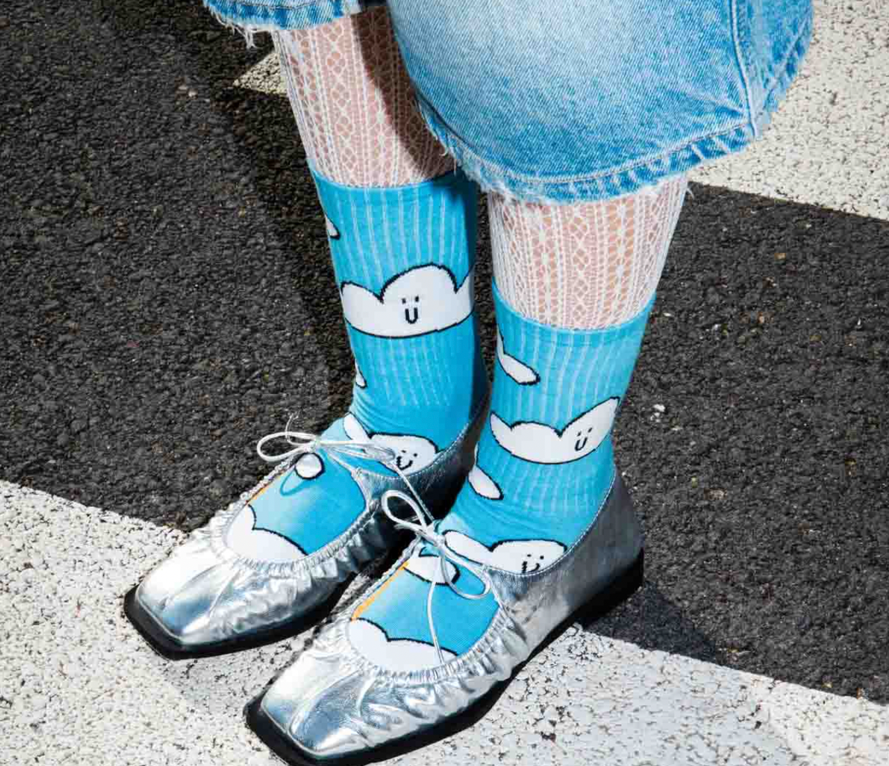 Calcetines de nubes