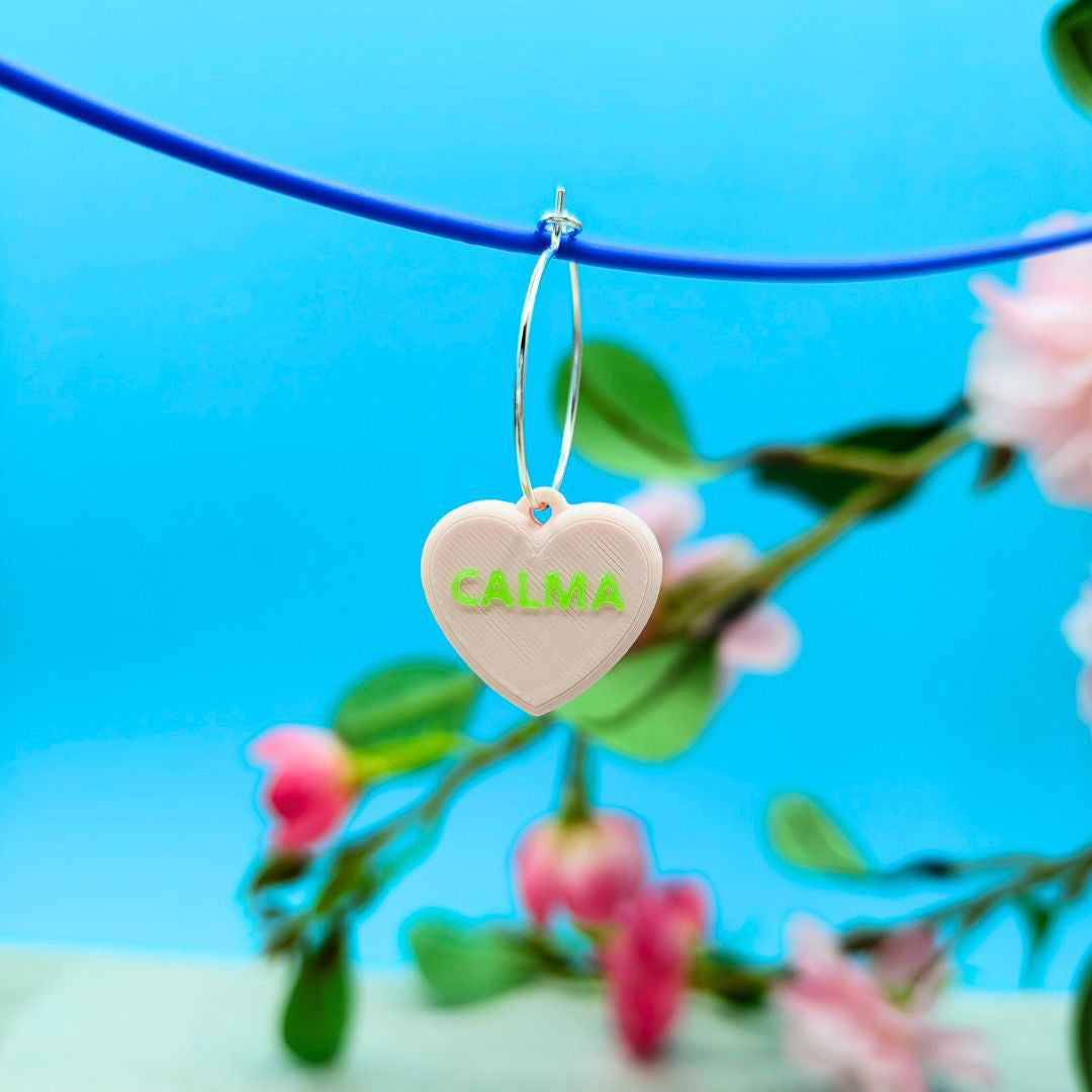 Pendiente Calma Corazón