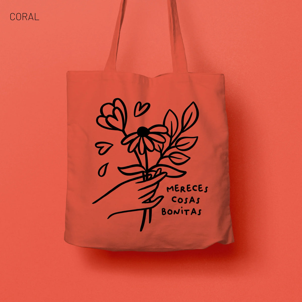 Totebag Mereces cosas bonitas 140g - Varios colores