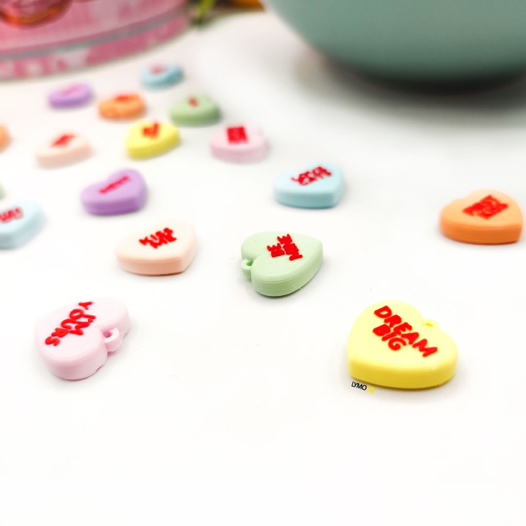 Pendientes Frase Corazón en inglés