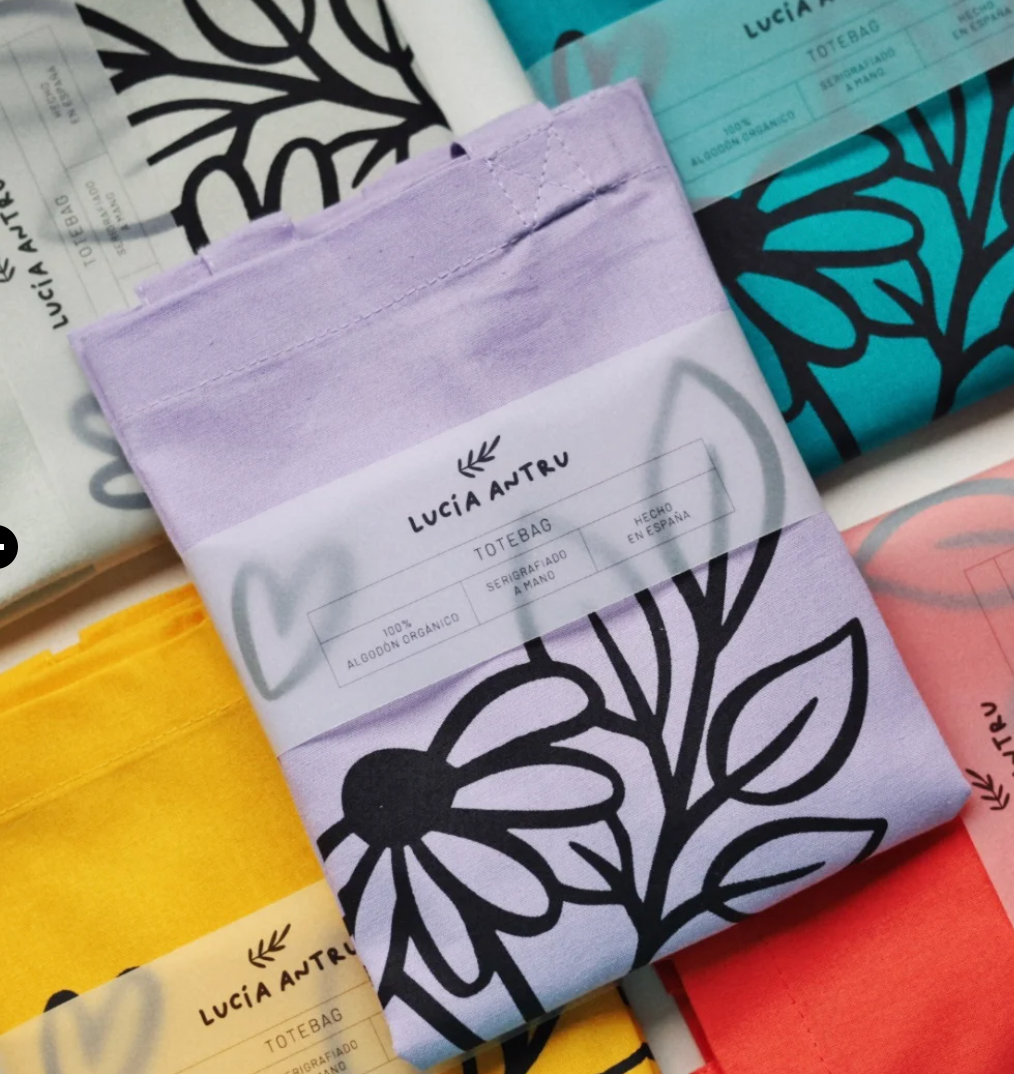 Totebag Mereces cosas bonitas 140g - Varios colores