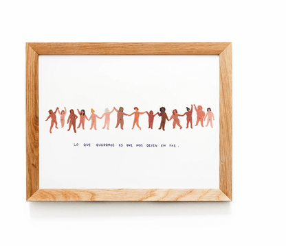 Lámina Mujeres en paz