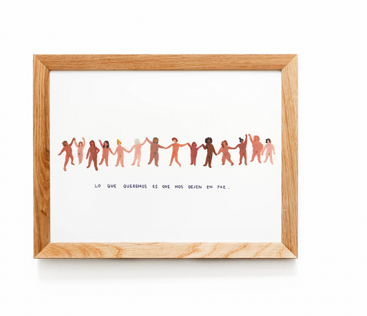 Lámina Mujeres en paz