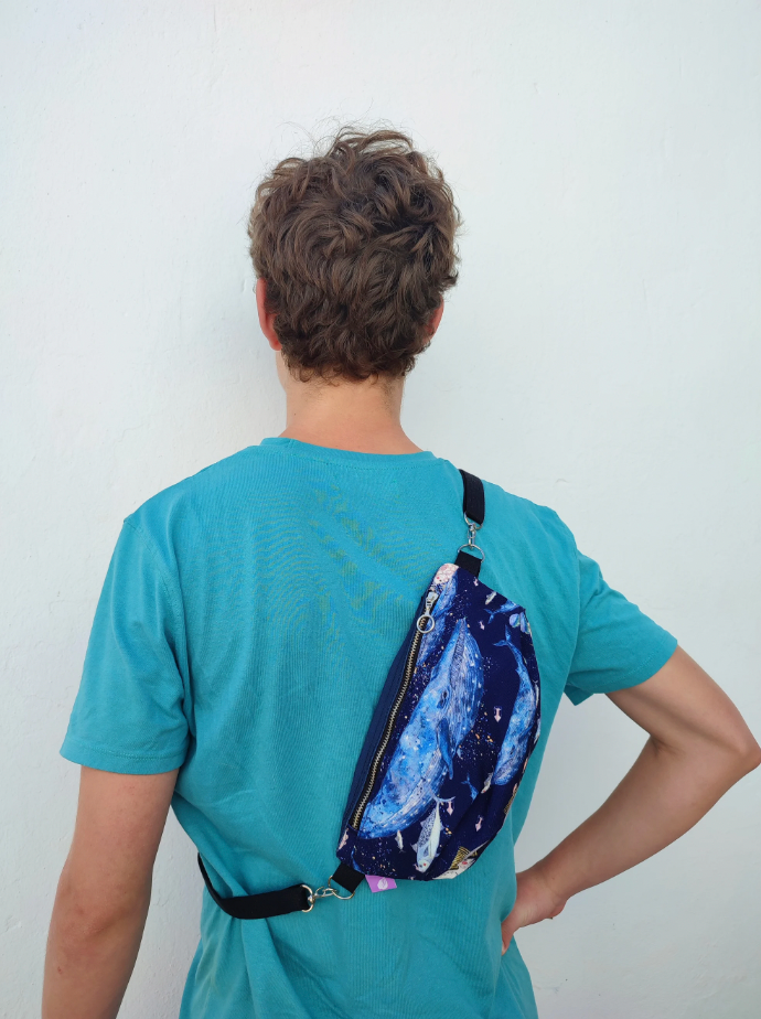 Riñonera fondo marino