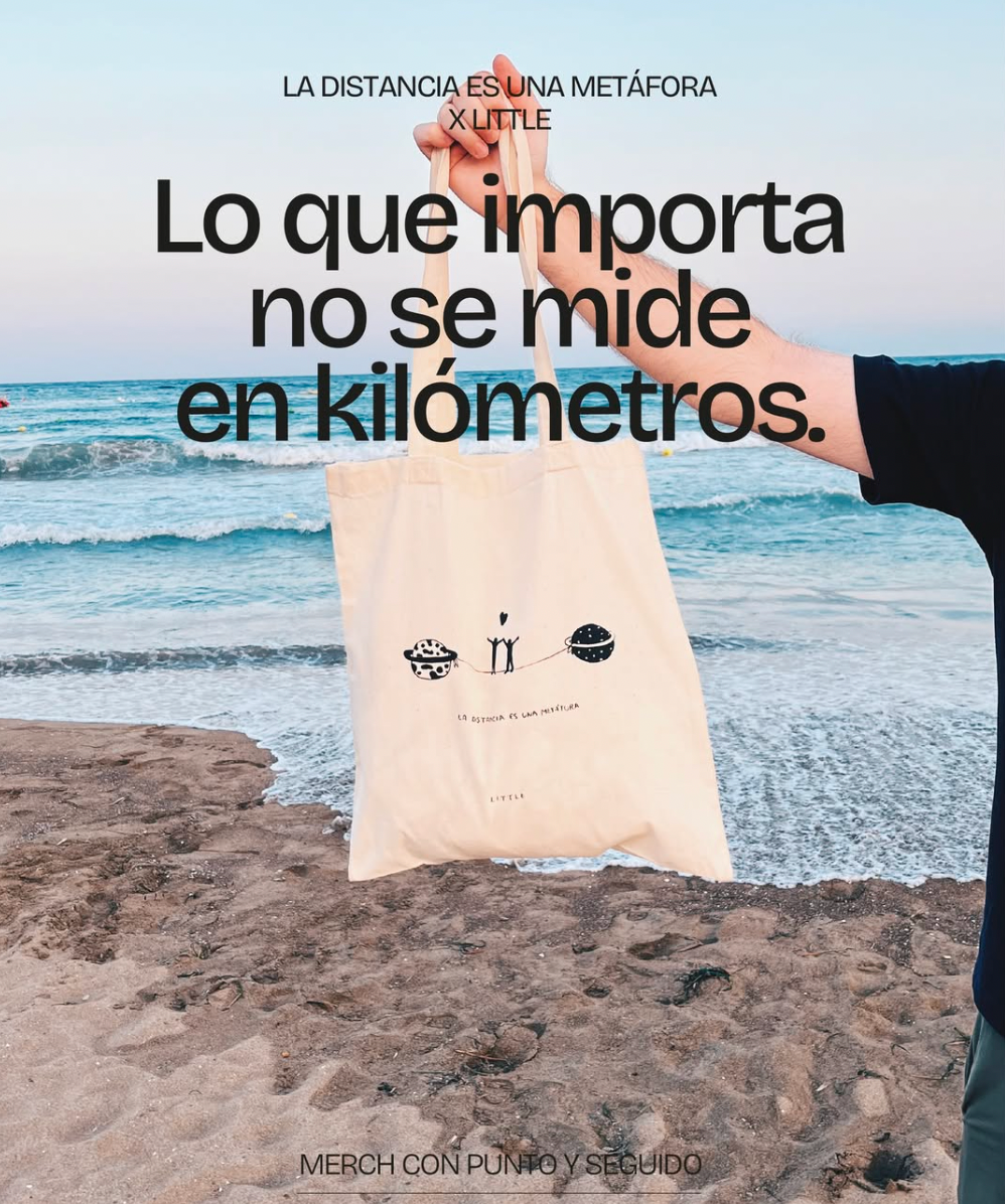 Totebags La distancia es una metáfora X LITTLE