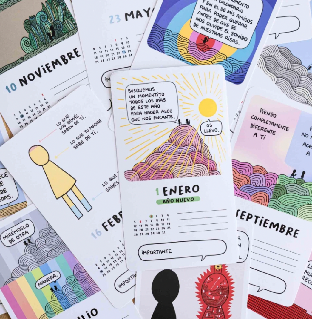 Calendario tarjetas 2026 72 Kilos