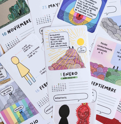 Calendario tarjetas 2026 72 Kilos