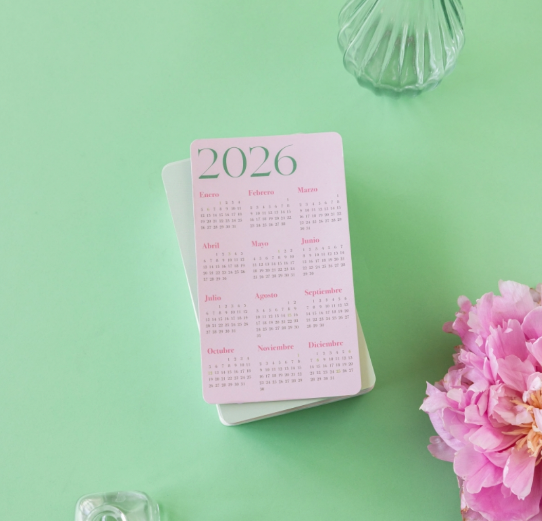 Calendario tarjetas 2026 Defreds