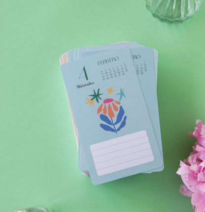 Calendario tarjetas 2026 Defreds