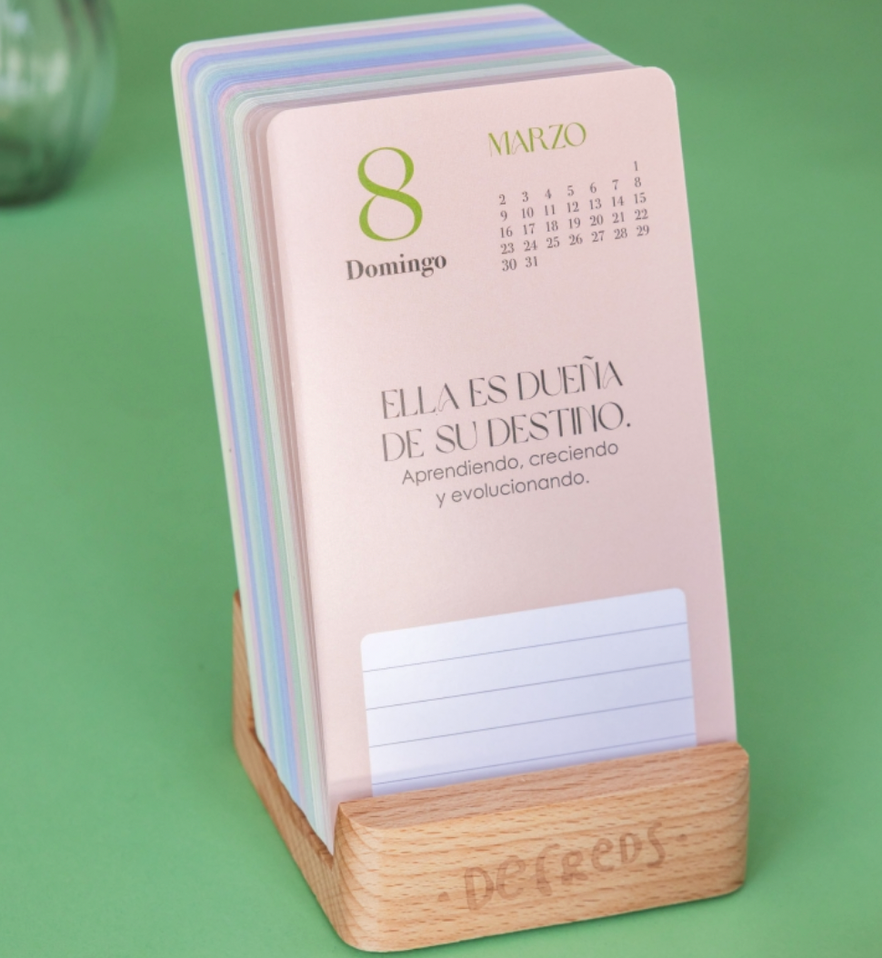 Calendario tarjetas 2026 Defreds