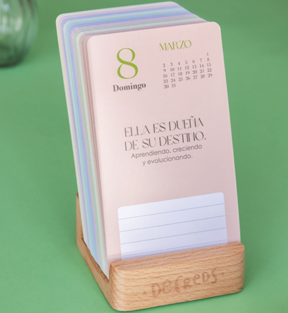 Calendario tarjetas 2026 Defreds