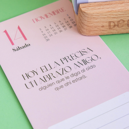 Calendario tarjetas 2026 Defreds
