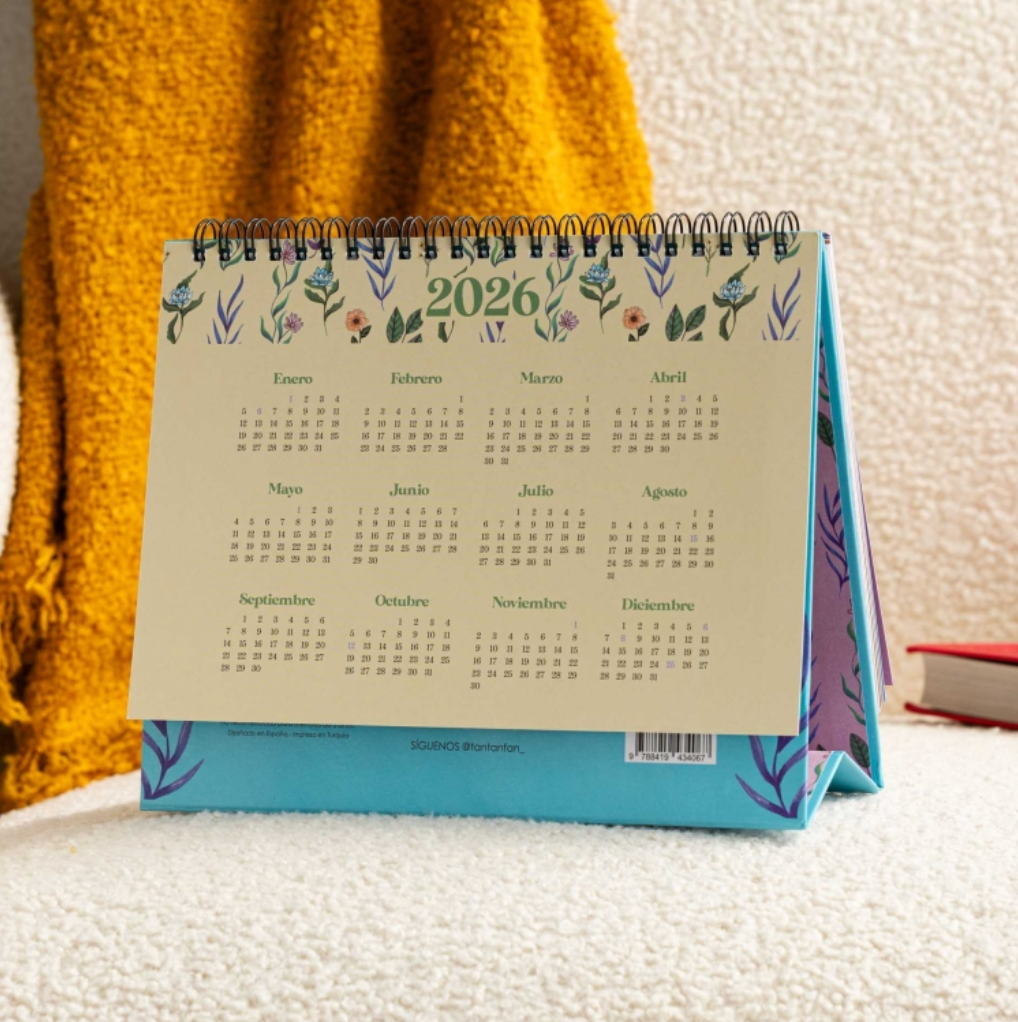 Calendario mesa 2026 María Hesse