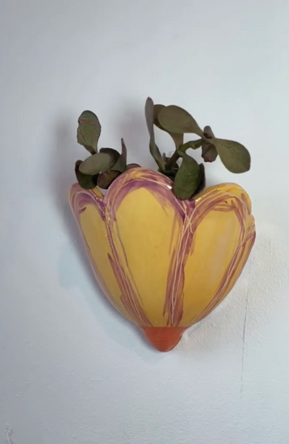 Tetas de maceta flor Amarillo