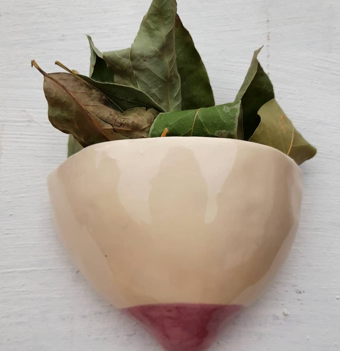 Tetas de maceta Blanco y Rosa