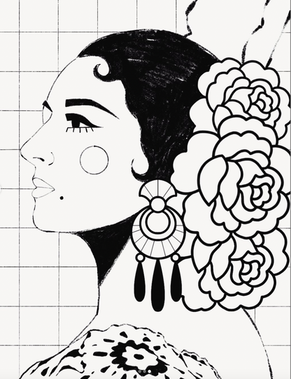 Lámina Lola Flores by Alejandra Picart