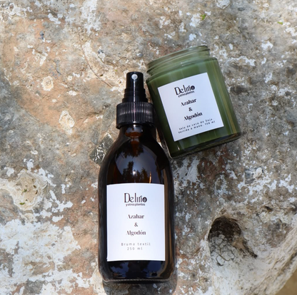 Vela natural Azahar y Algodón