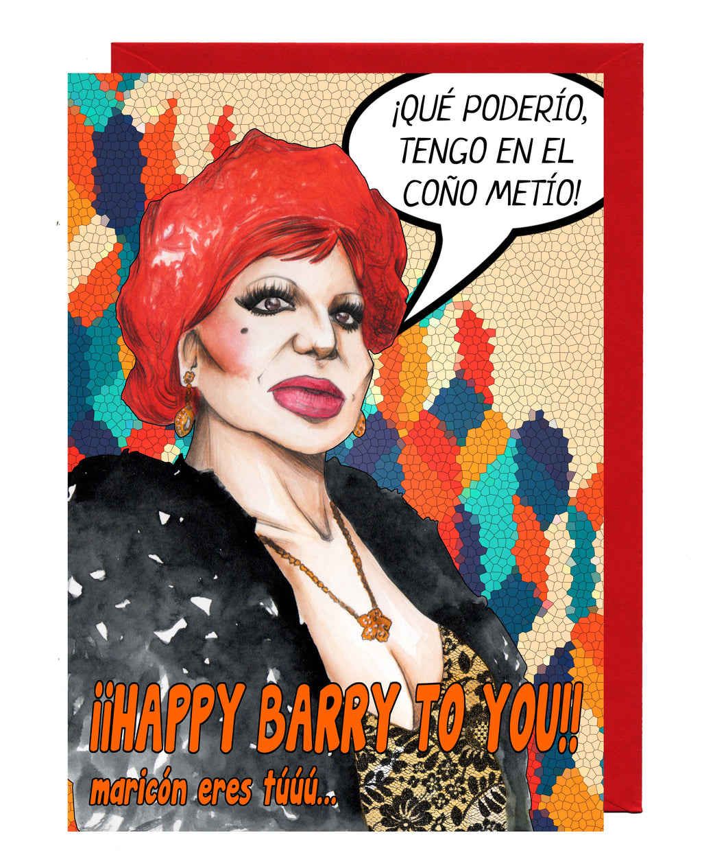 Tarjeta de felicitación Mairena Happy Barry