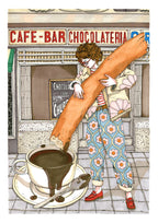 Lámina Churros con Chocolate