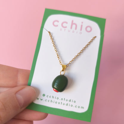 Collar de aceituna rellena