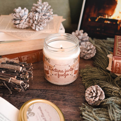 Vela lectura junto al fuego