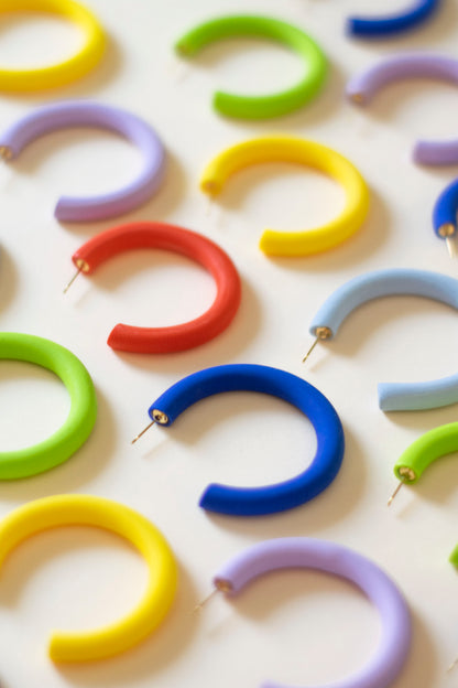 Aros grandes colores