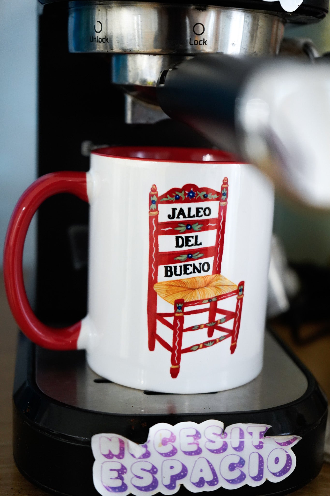 Taza + Café Jaleo del bueno y Geranios x Raquel Sarabia