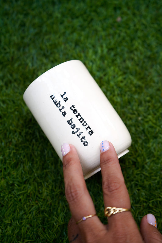 Vaso La ternura habla bajito