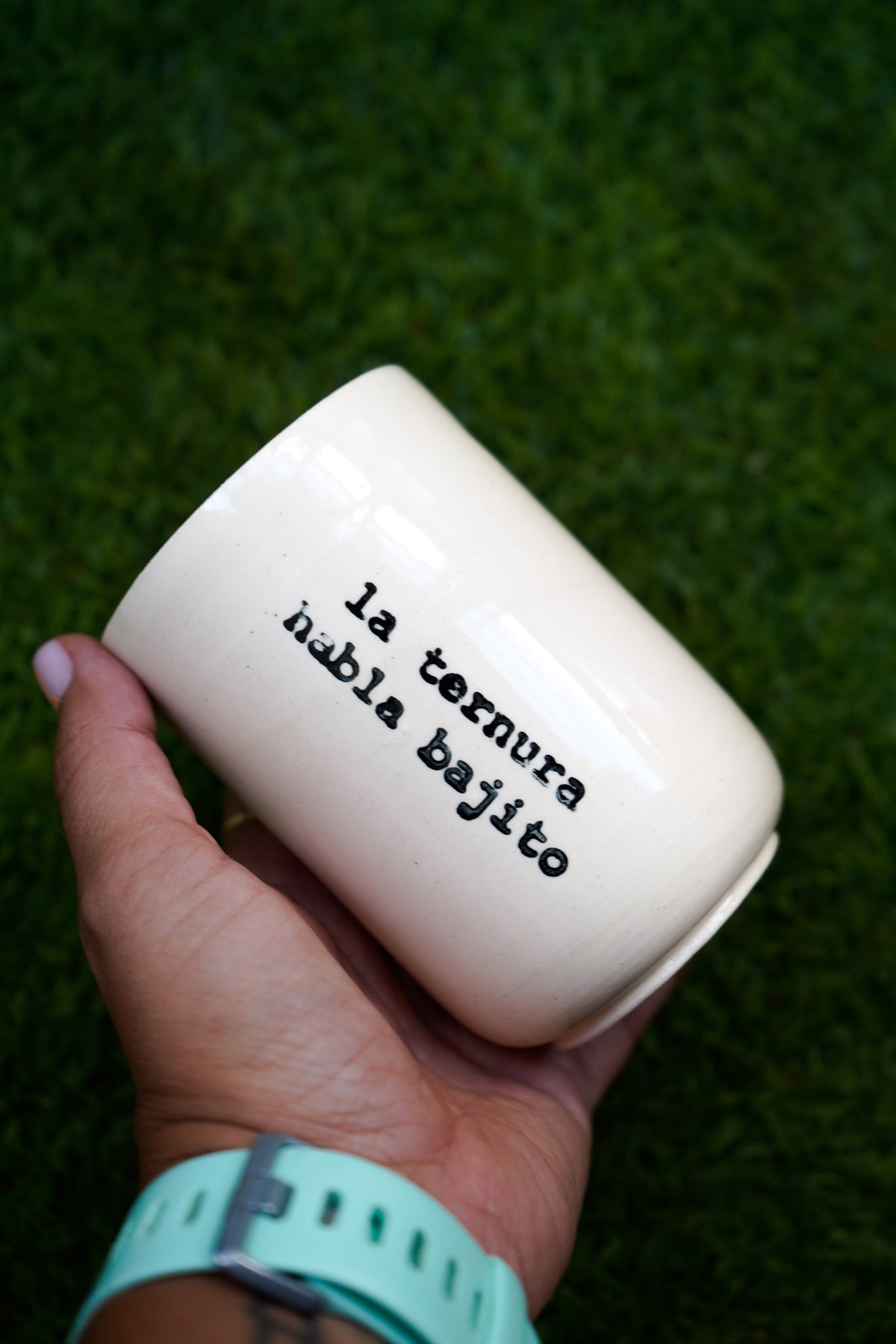 Vaso La ternura habla bajito