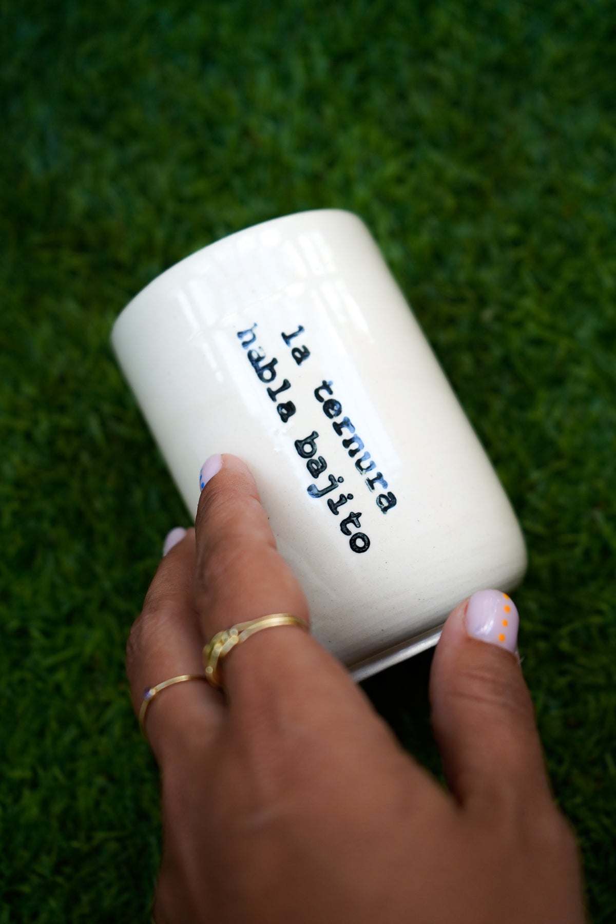 Vaso La ternura habla bajito