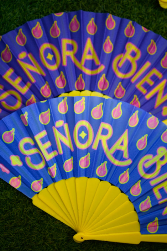 Abanico señora bien