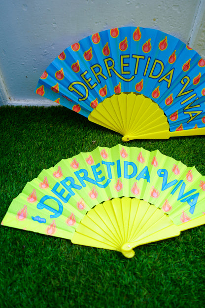 Abanico derretida viva