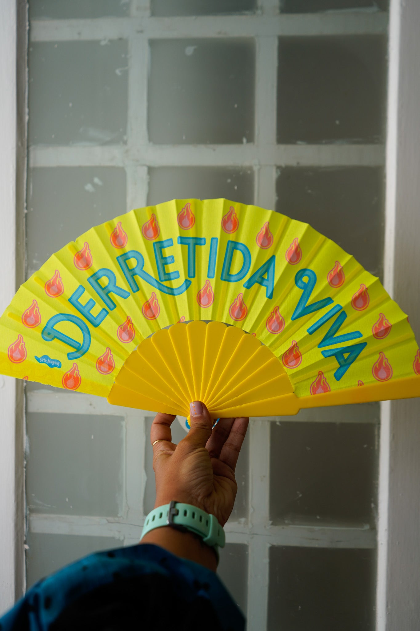 Abanico derretida viva