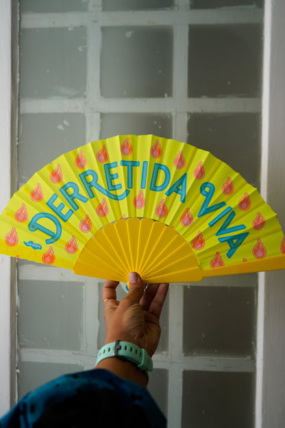 Abanico derretida viva