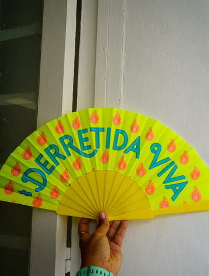 Abanico derretida viva