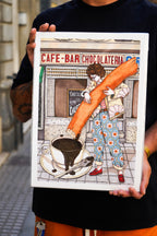 Lámina Churros con Chocolate