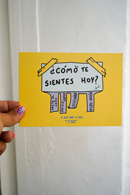 Lámina Cómo te sientes hoy - Sorry not sorry