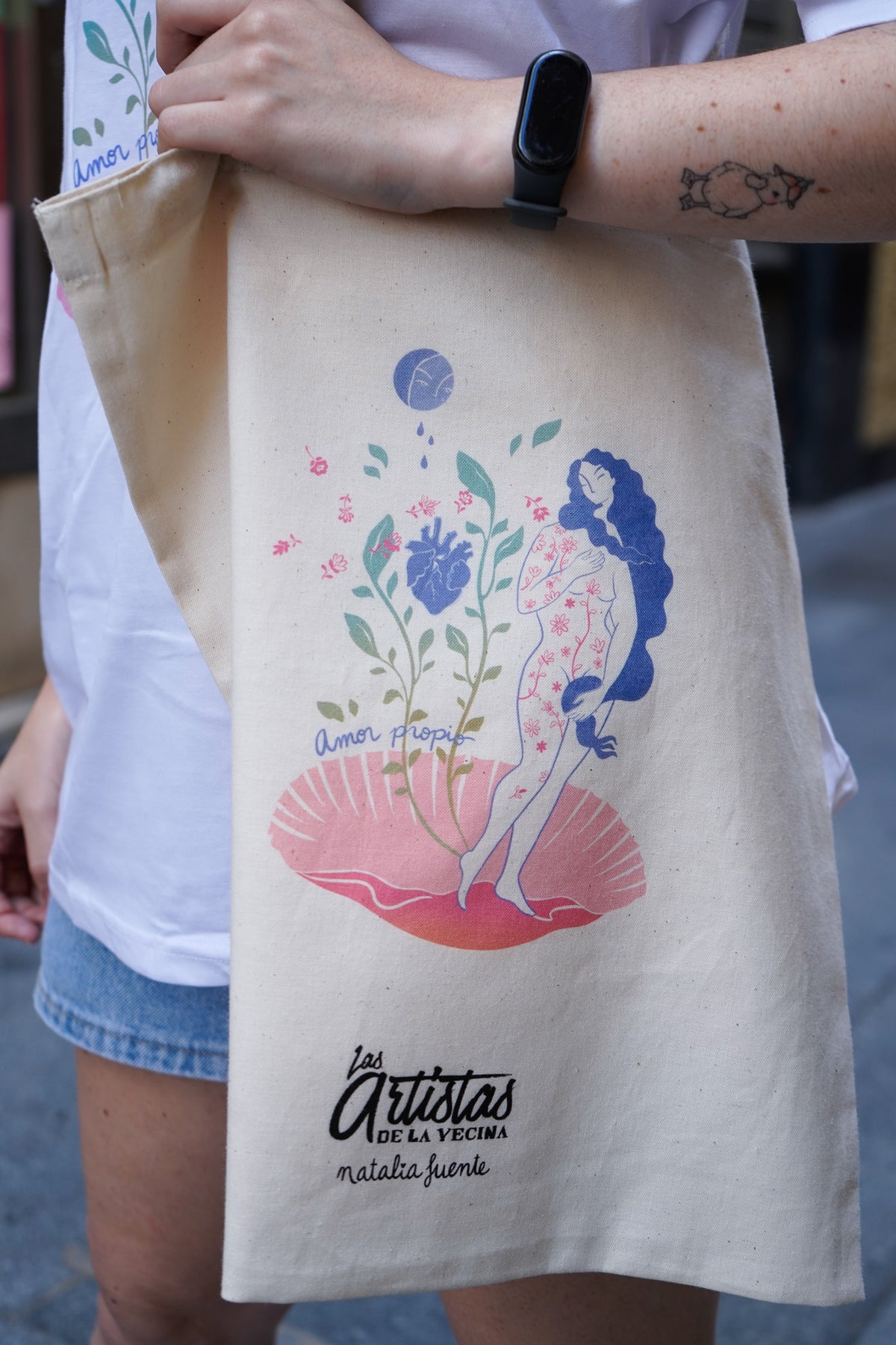 Totebag Amor propio x Natalia Fuente