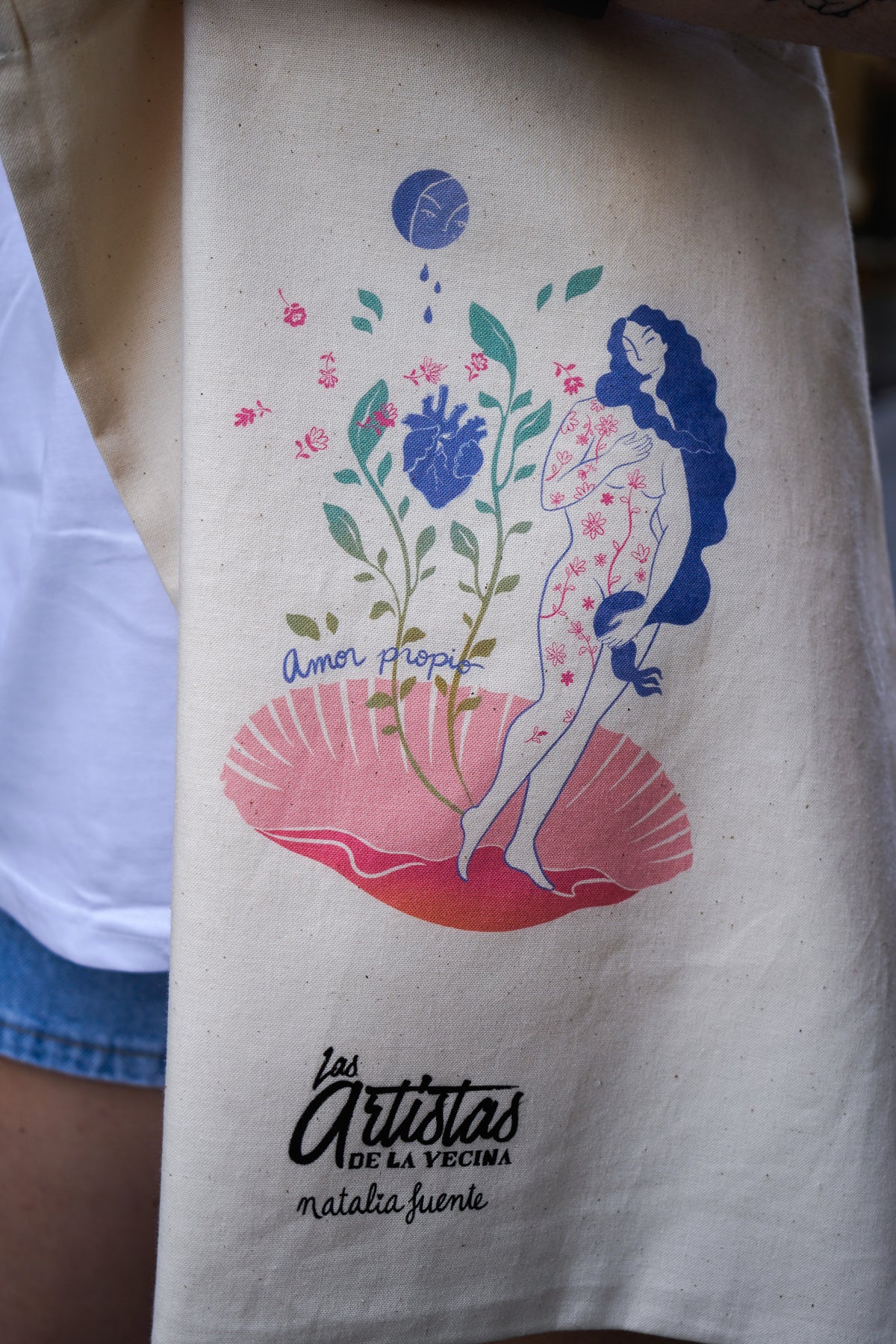 Totebag Amor propio x Natalia Fuente
