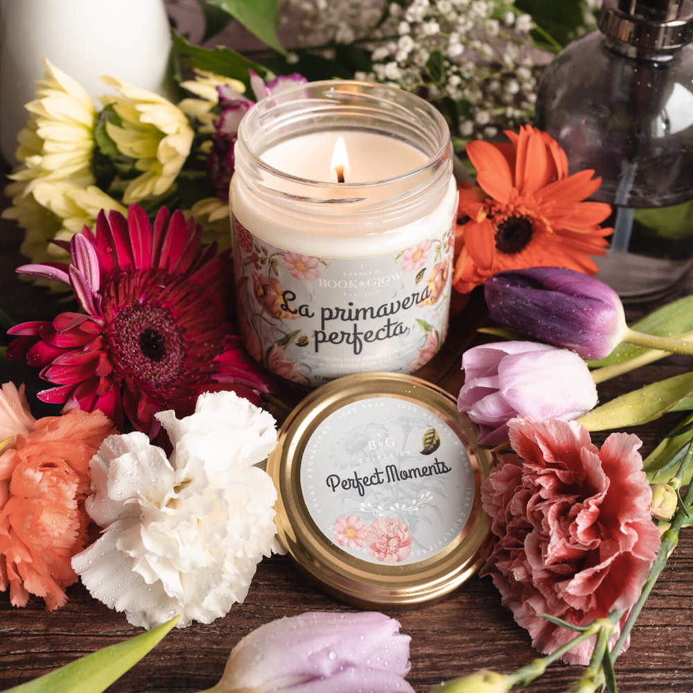 Vela artesanal Primavera perfecta