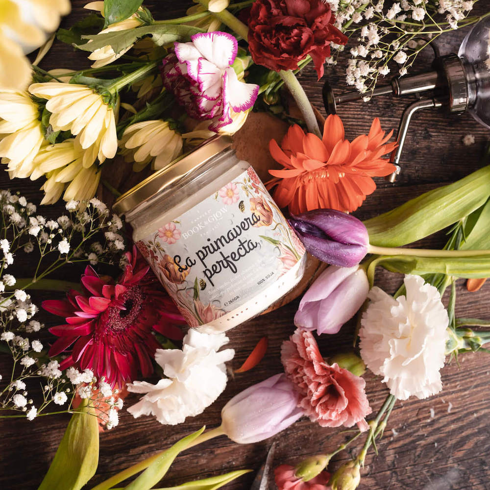Vela artesanal Primavera perfecta