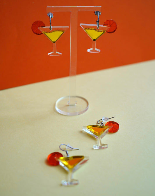 Pendientes cóctel de naranjas